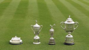 golf major championship trophies